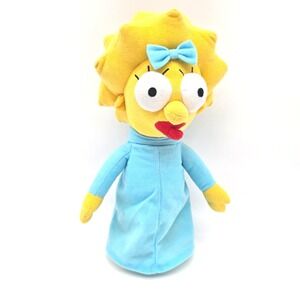 The Simpsons Maggie Simpson Plush Toy Factory 2016 Blue Sleep Sack 10.5 Inch
